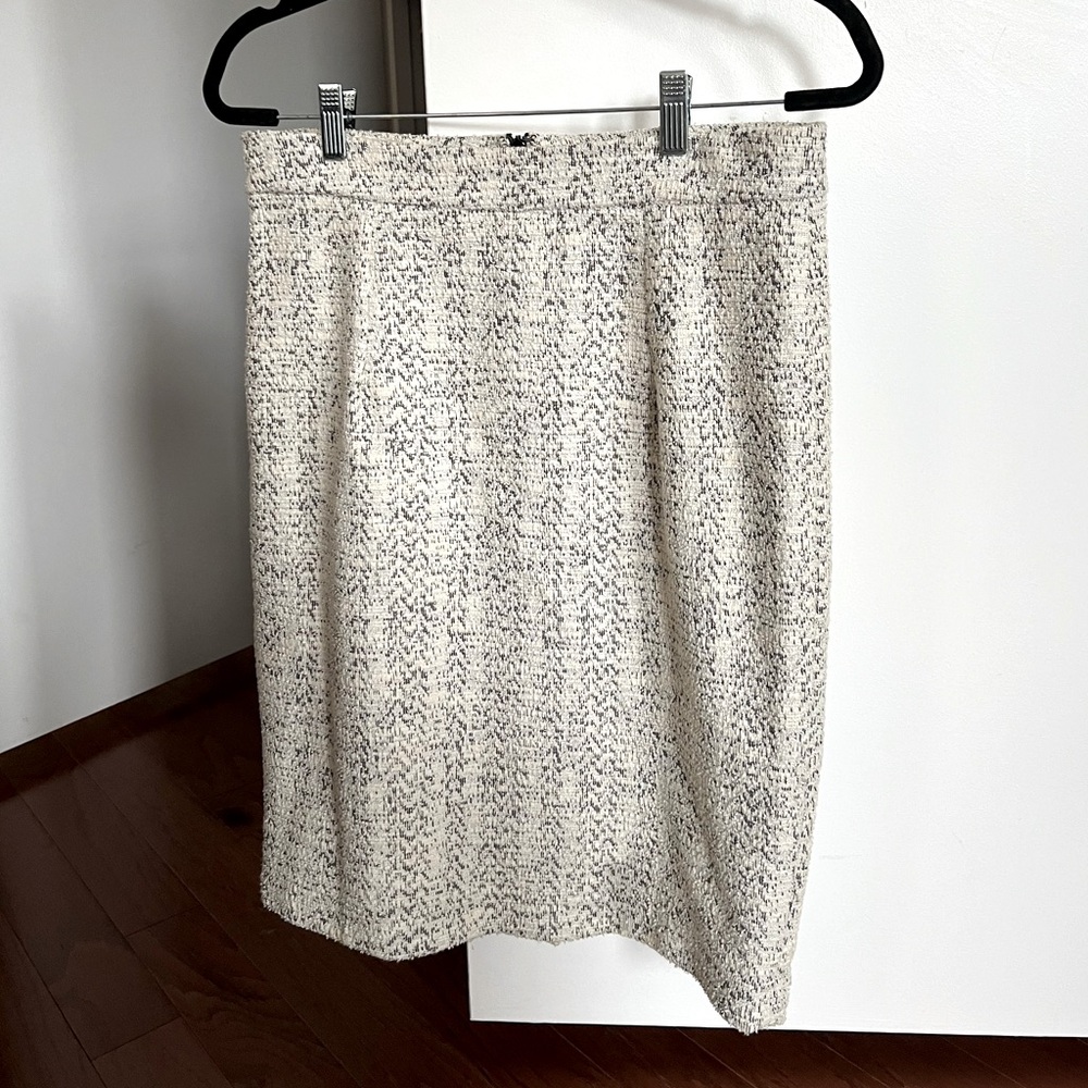 Black&white tweed pencil skirt